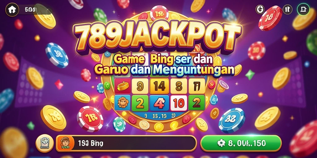 Tampilan gameplay Bingo yang menarik dan seru di 789JACKPOT.