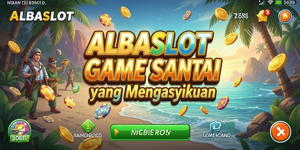 Tampilan gameplay ALBASLOT yang seru dan menarik.