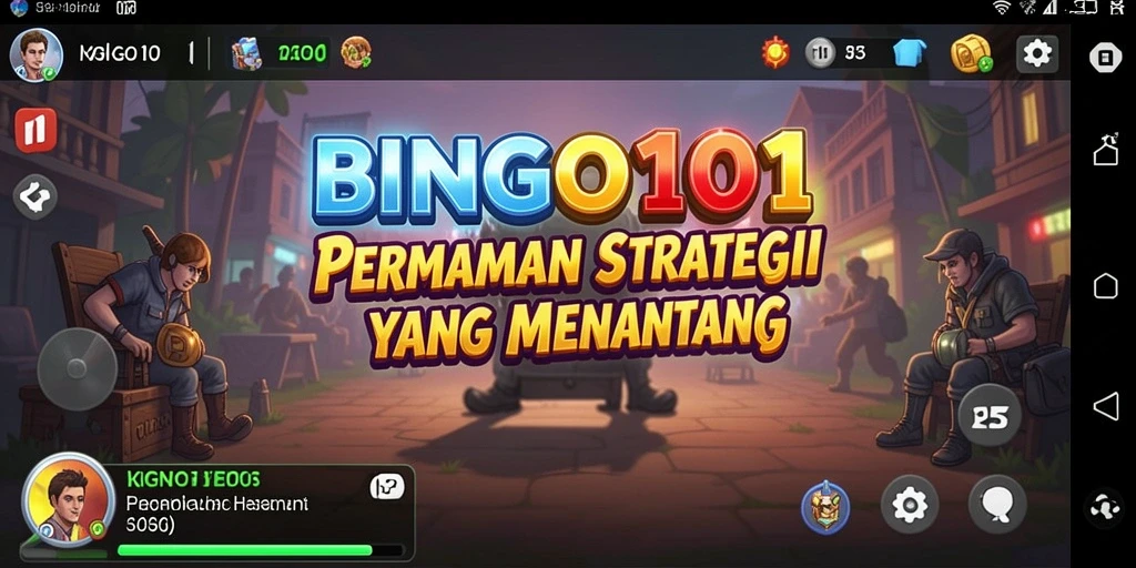 Tampilan menarik gameplay BINGO101 dengan elemen strategi yang mendalam.