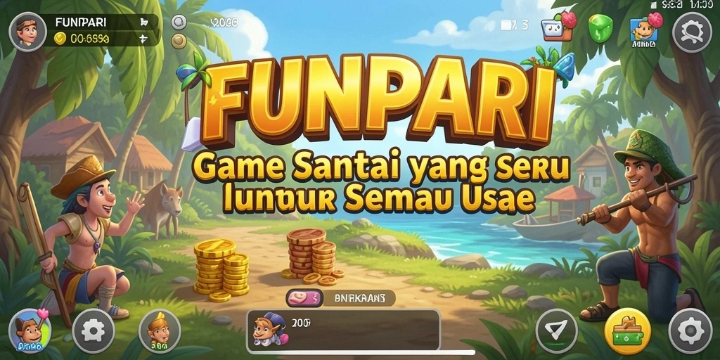 Tangkapan layar utama dari gameplay seru FUNPARI.