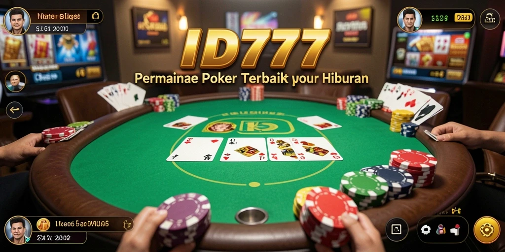 Screenshot gameplay poker di ID777 dengan grafis menawan.