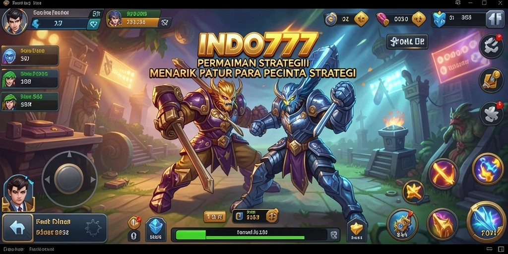 Tampilan gameplay INDO777 yang menarik dan penuh strategi.