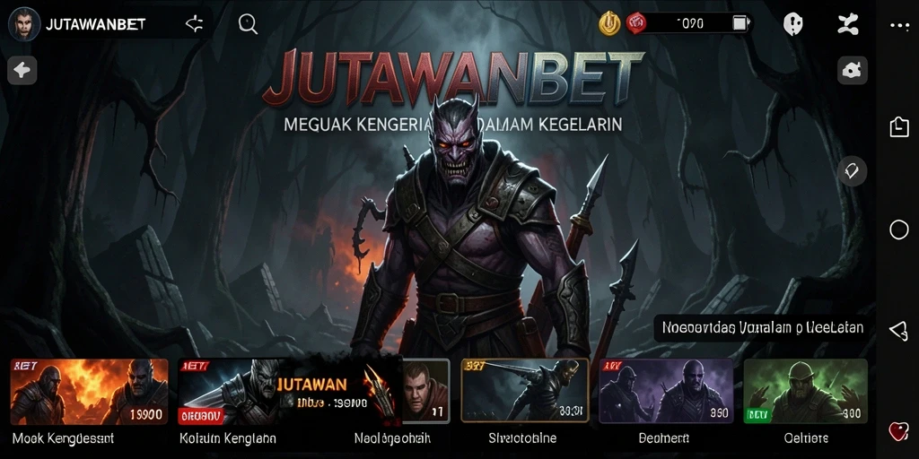 Gameplay menegangkan di JUTAWANBET dengan suasana Horror.