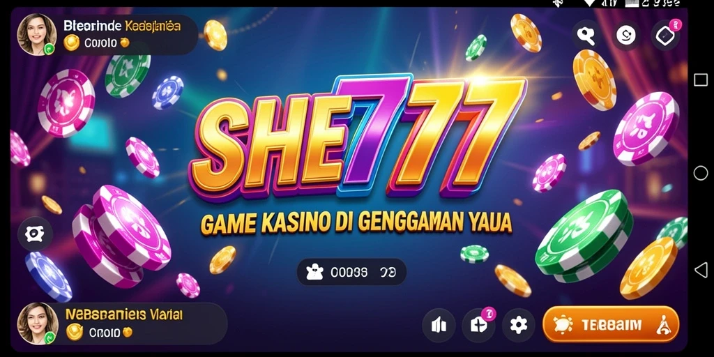 Tampilan permainan Kasino yang mendebarkan dan interaktif dari SHE777.