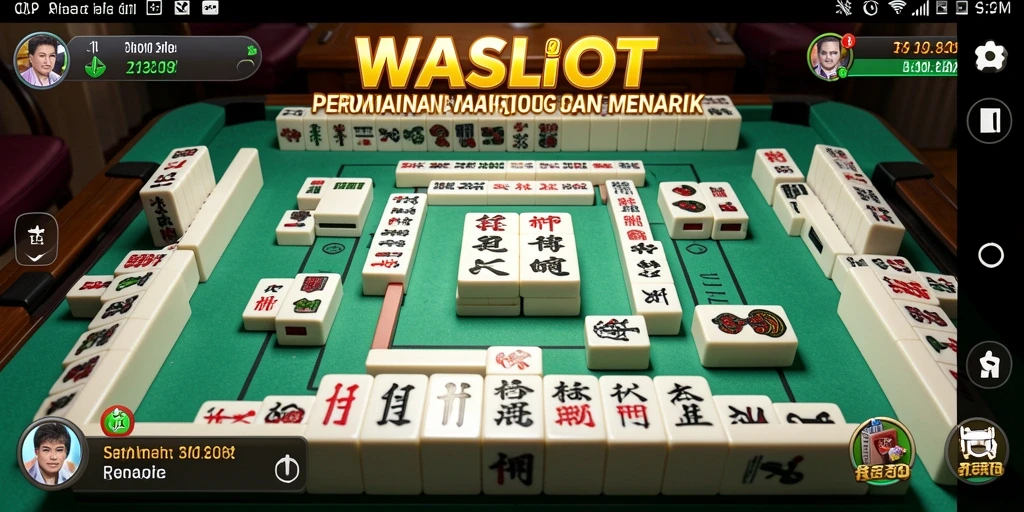 Tampilan gameplay unik dalam WASLOT yang seru dan menantang.